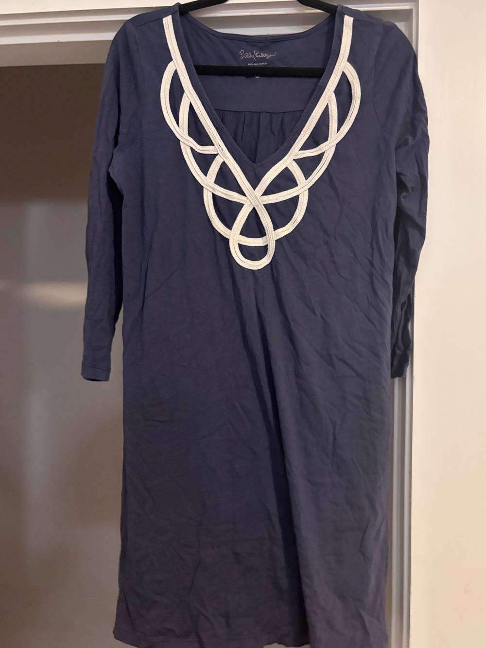 Lilly Pulitzer Blaire V-Neck Dress “True Navy”